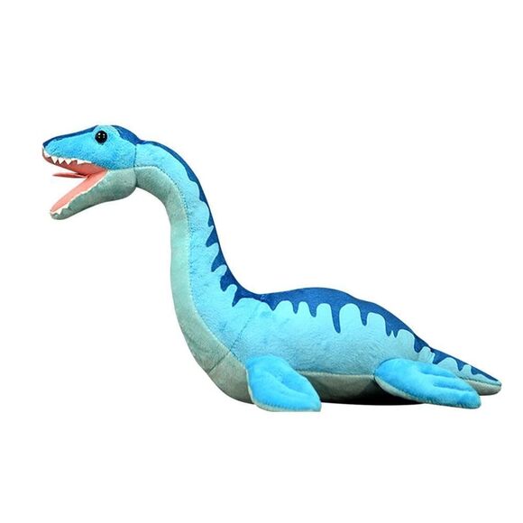 Tiny Heart Simulation Plesiosaur Plush Toy, 15 Inch Plesiosaur Dragon Stuffed A - Picture 1 of 8
